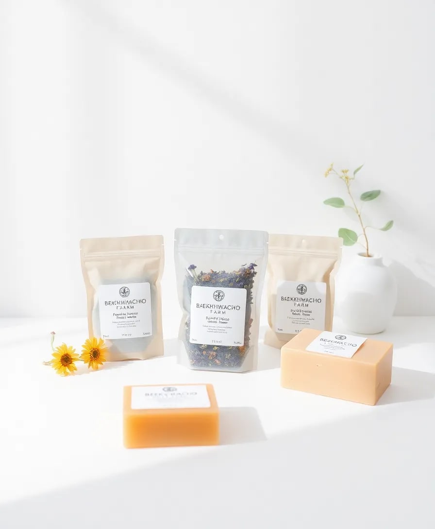 신뢰 가득 백화초 농원 꽃차와 비누 사용기