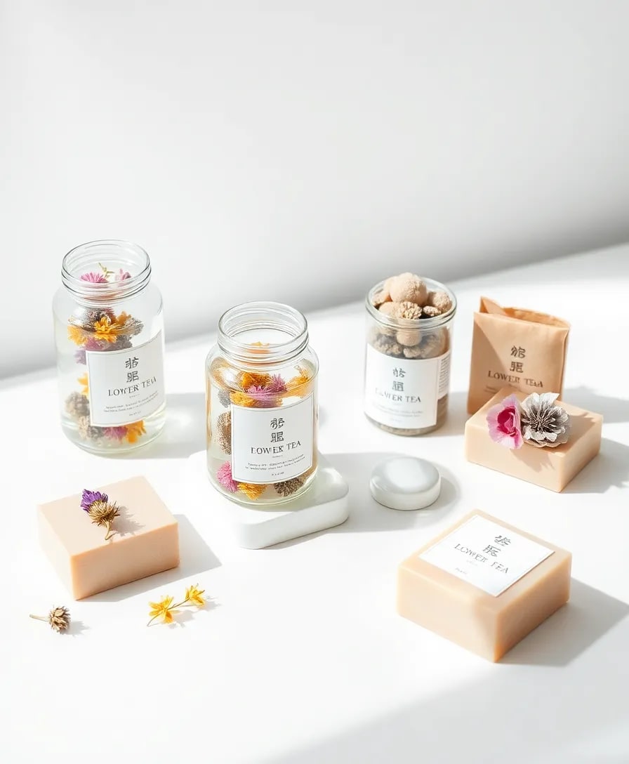 백화초 꽃차 천연비누로 피부 고민 완화하는 방법