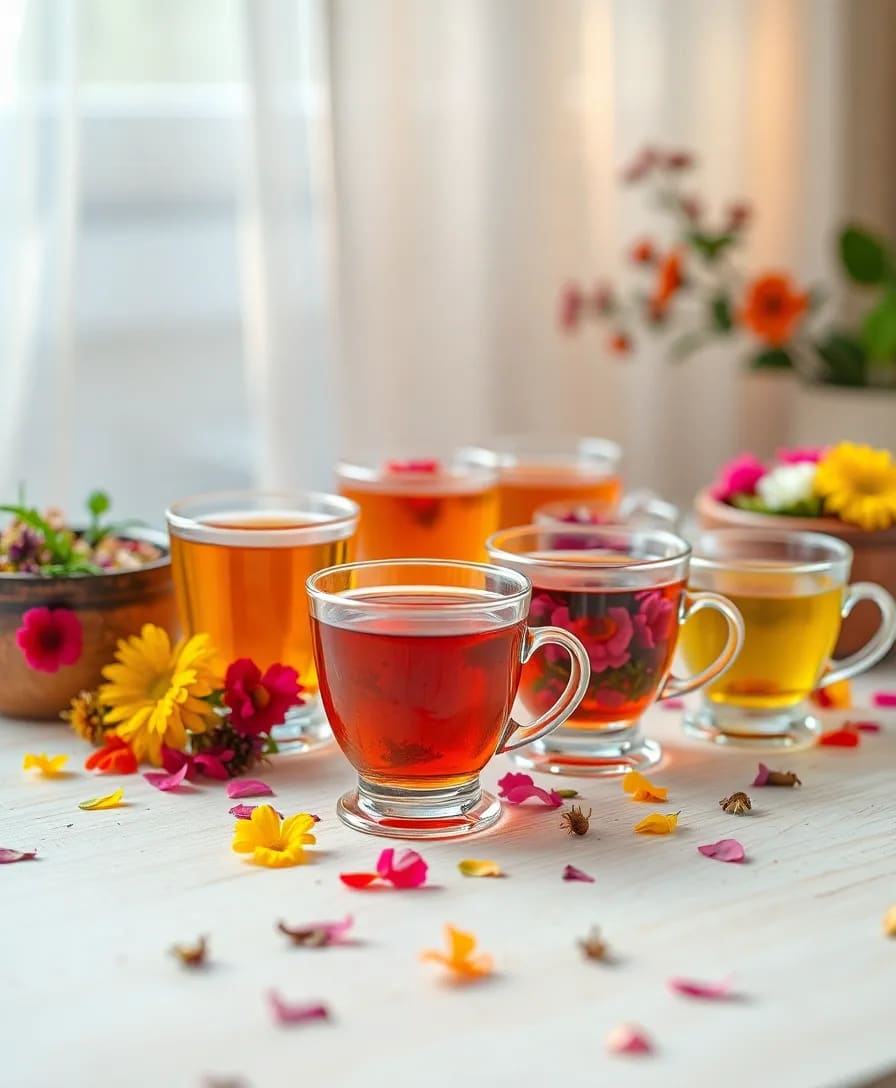 꽃차 효능과 심신 안정에 도움되는 활용법