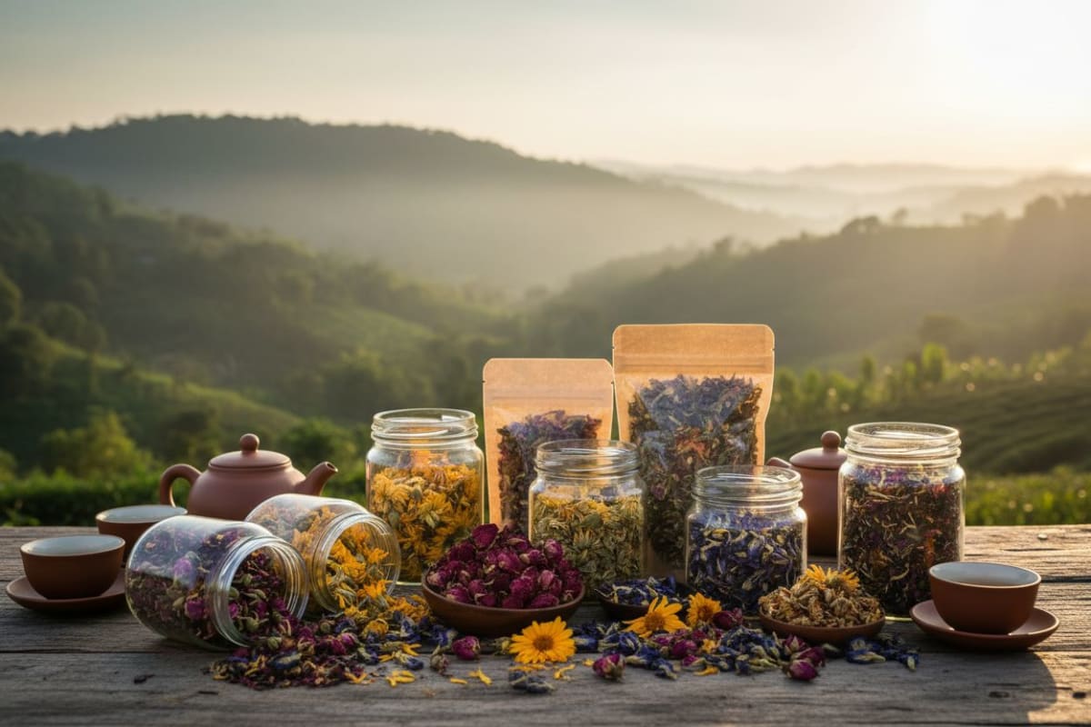 백화초 꽃차 화보 촬영으로 감성 힐링 전하는 방법