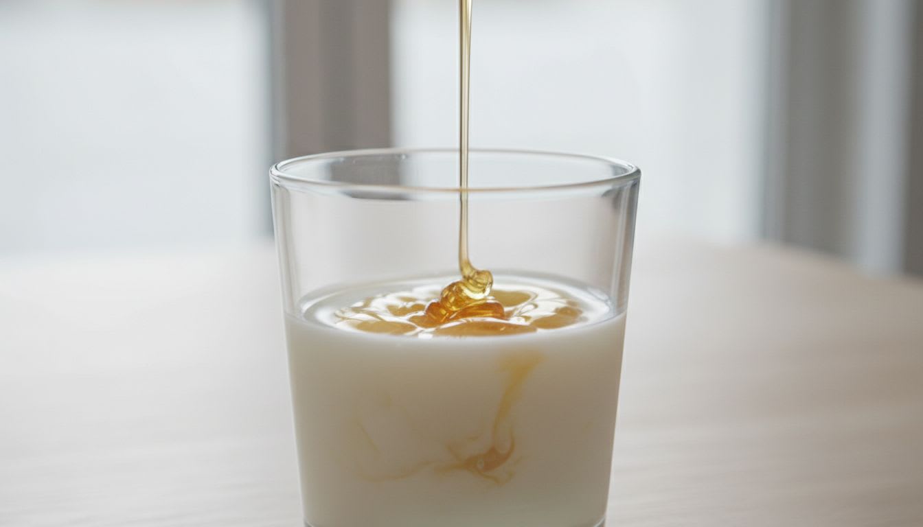 꿀 우유가 숙면에 좋은 이유 과학적 원리부터 올바른 섭취법까지