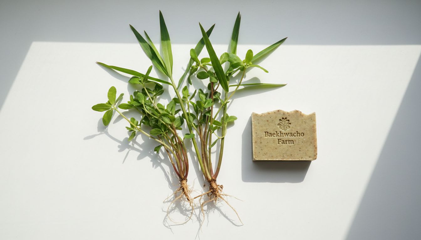 줄풀과 오행초 뿌리부터 탈모 개선까지 백화초 농원의 활용법