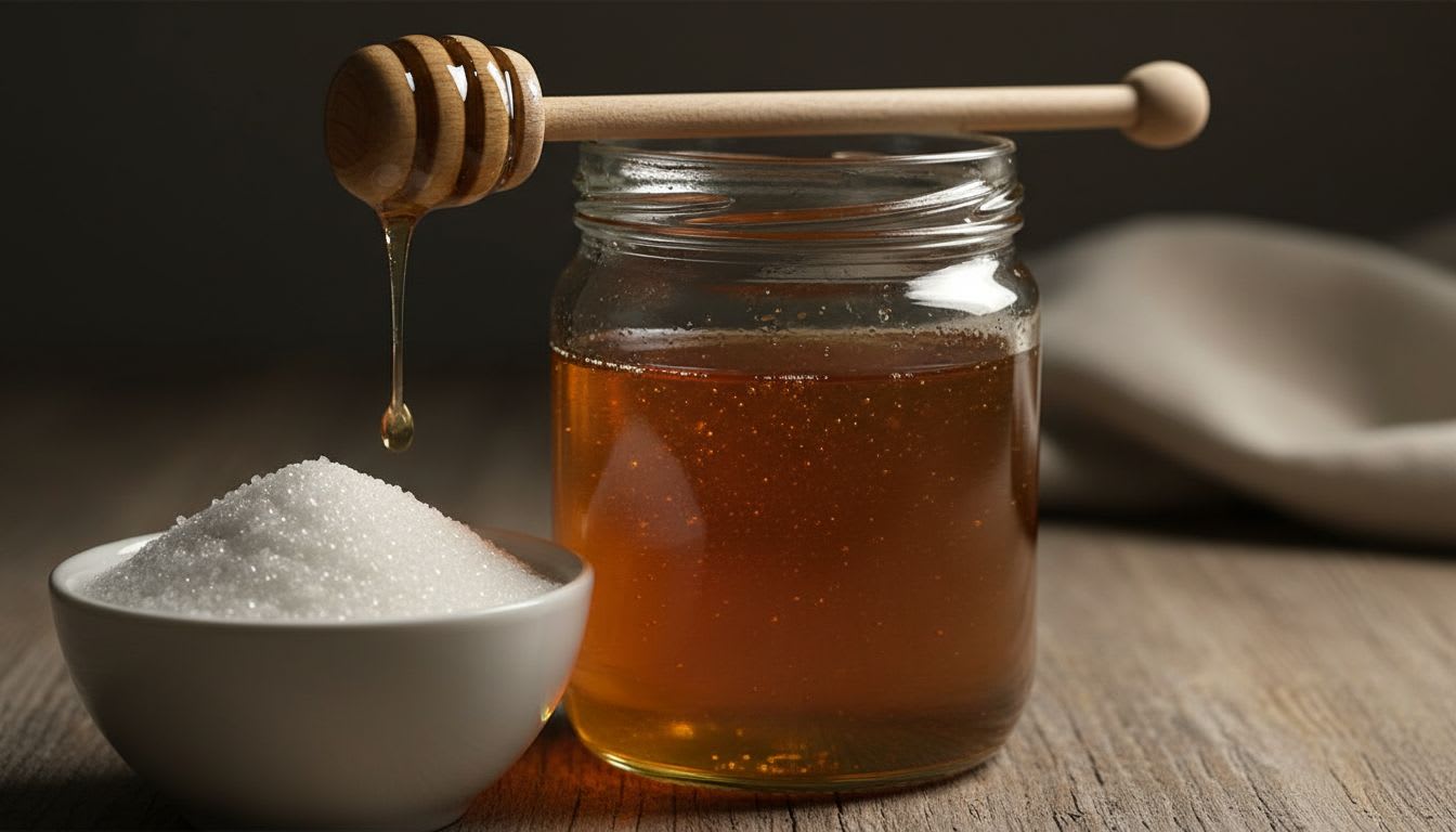 꿀과 설탕 무엇이 더 건강한가요 성분과 몸의 반응으로 알아보는 현명한 선택