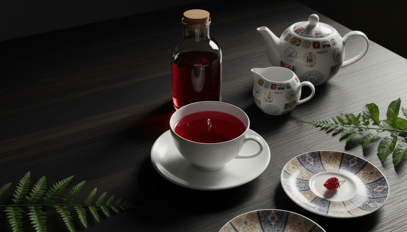 백화초 농원 맨드라미 꽃차 상차림 3단계로 완성하는 비법은