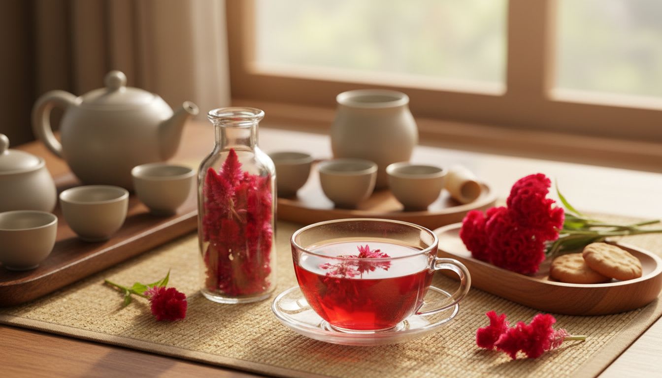 백화초 농원 맨드라미차 상차림 2018 꽃차대전 대상 성공 사례